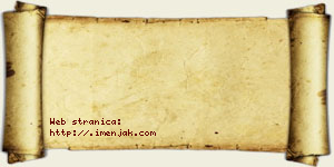 Andjelina Pejović vizit kartica